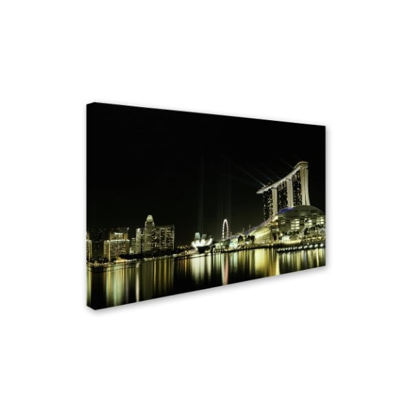 Hardibudi 'Night In The City' Canvas Art,12x19